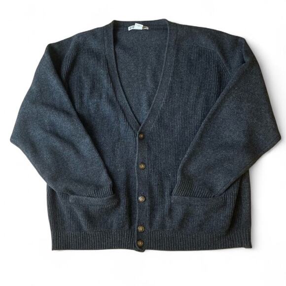 Vintage |Banana Republic| 100% Lambswool Men’s Cardigan Sweater Size XL - Picture 1 of 7